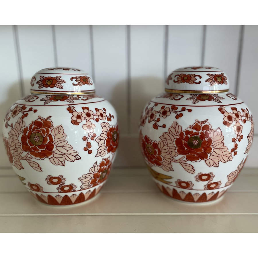 GIM6 Medium Ginger Jar & Lid by Gold Imari-1