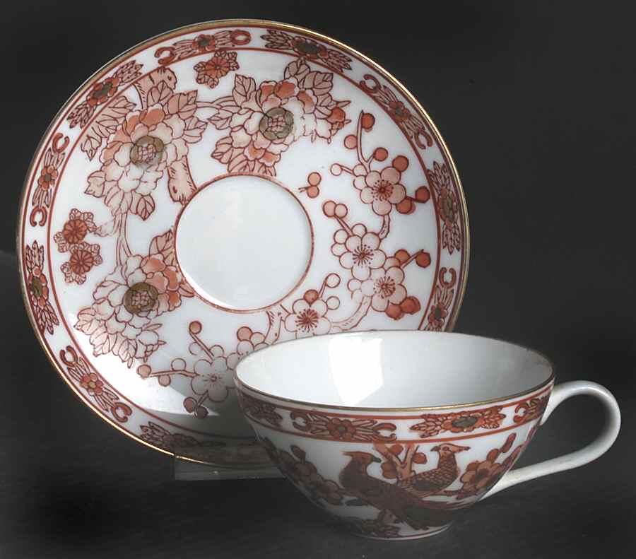 GIM6 Flat Cup & Saucer Set by Gold Imari-1