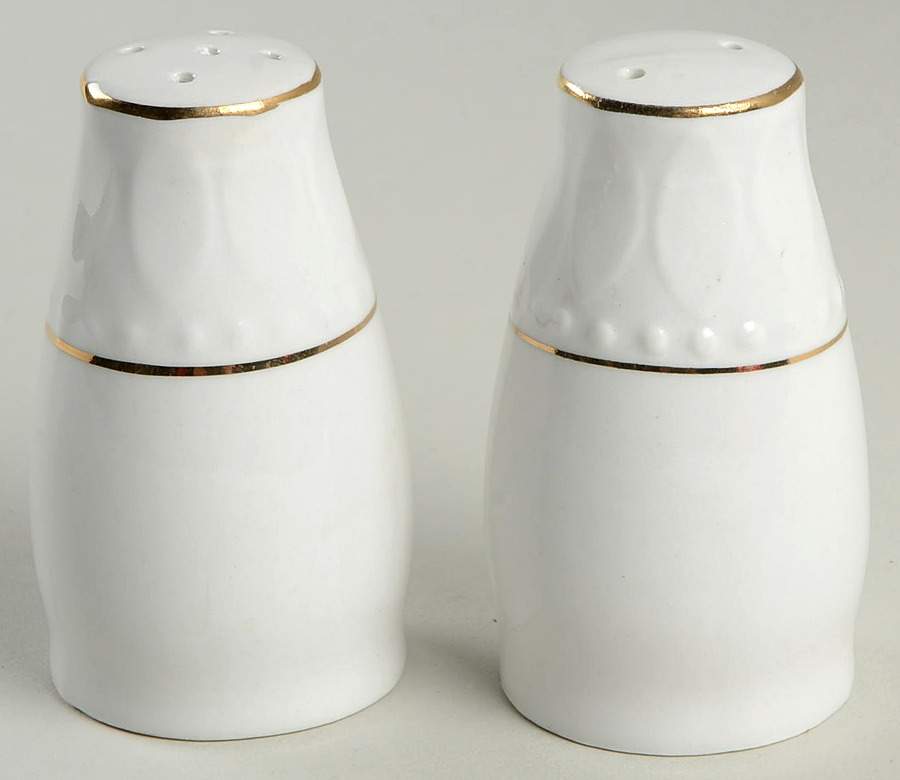 Heritage Gold Salt & Pepper Set by Gibson Designs-1