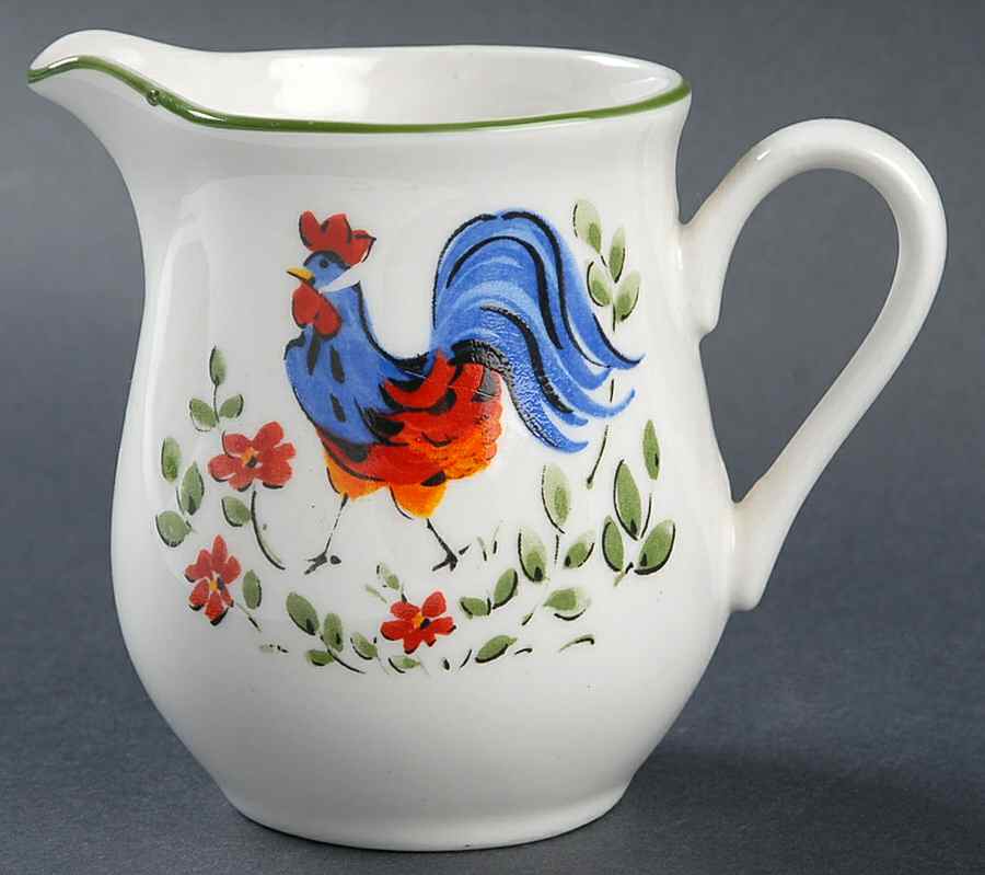 ROOSTER WALK Creamer by Gibson Designs-1