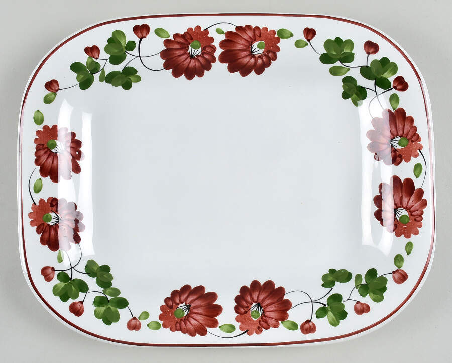 GIN138 13" Rectangular Serving Platter by Ginori 1735-1