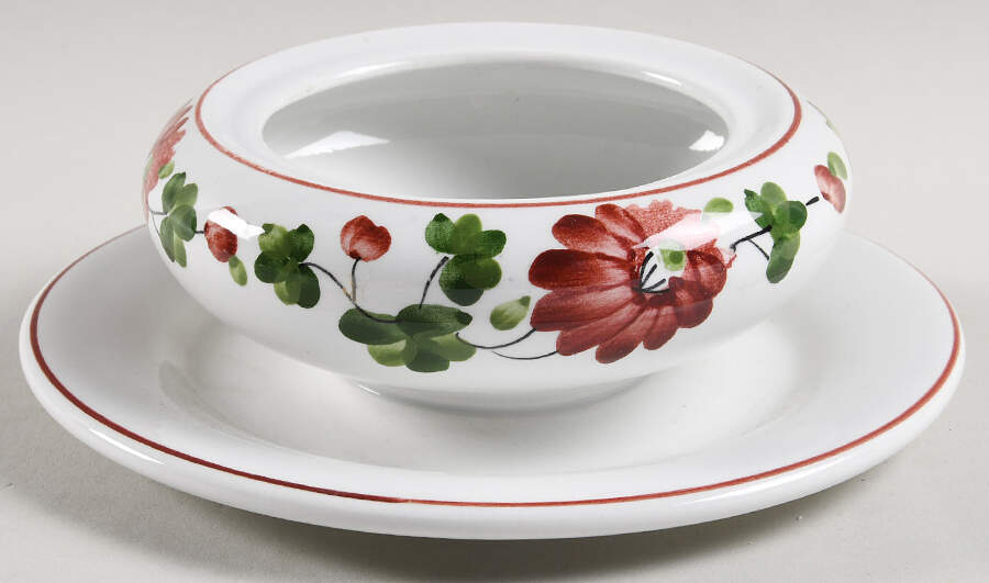 GIN138 Gravy Boat w/Attached Underplate No Lid by Ginori 1735-1