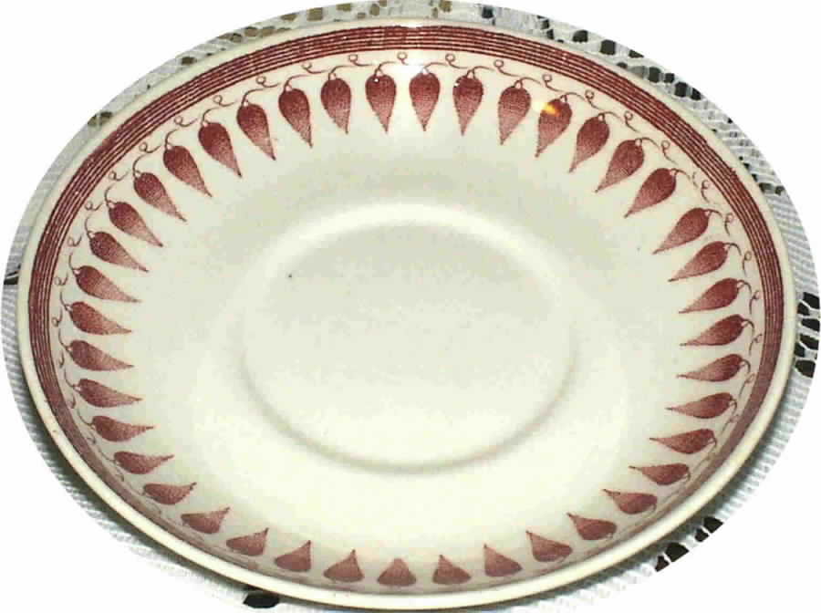 Lillemor Red Saucer by Gefle-1