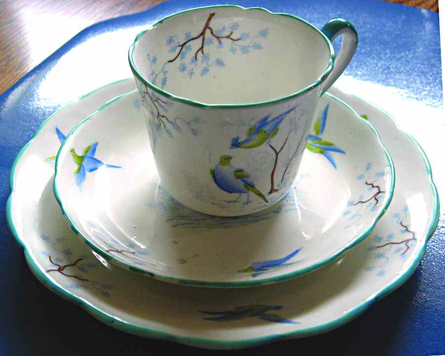 GRO35 Flat Cup & Saucer Set by Grosvenor-1