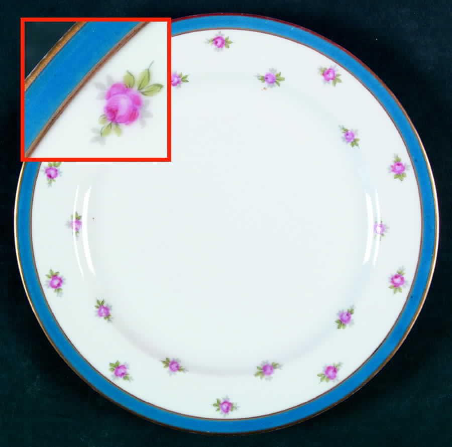 GUE422 Luncheon Plate by WM Guerin-1