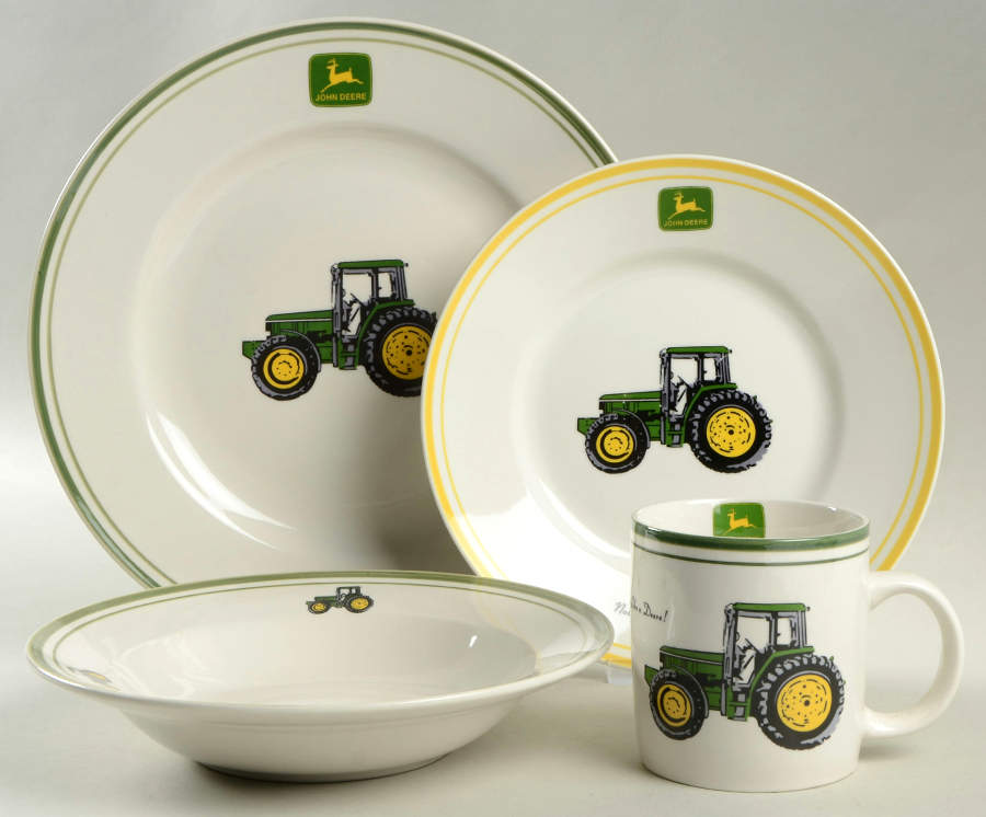 John Deere (Tractor) 4 Piece Place Setting by Gibson Designs-1