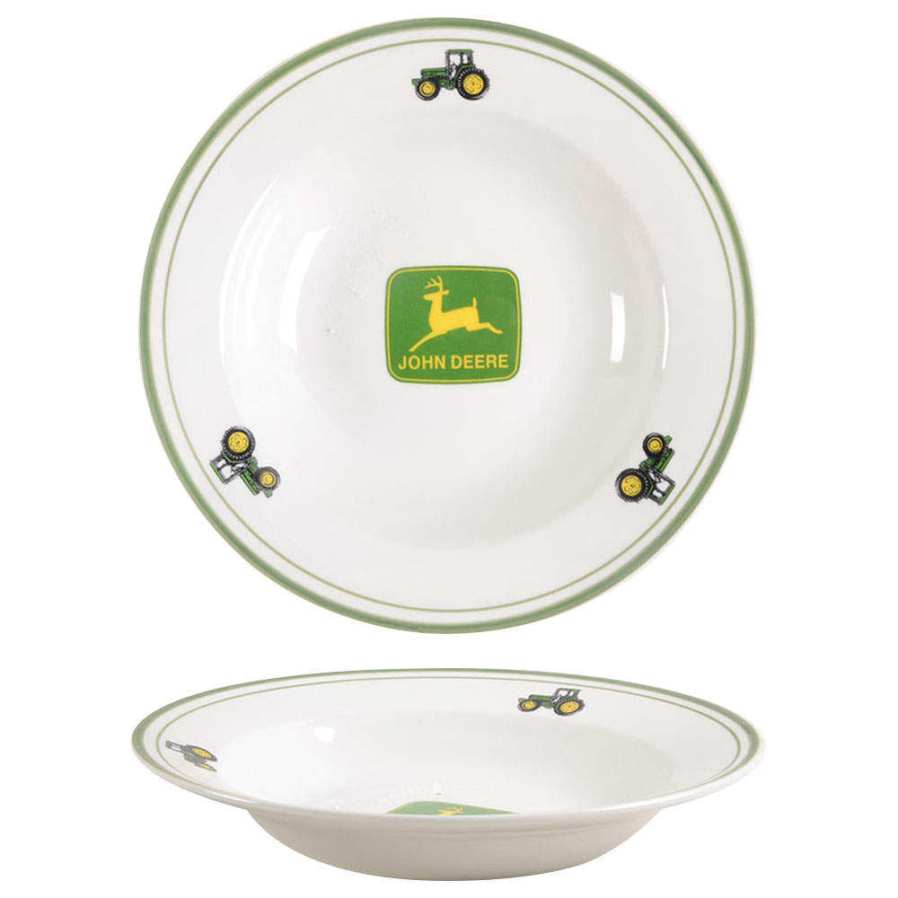 John Deere (Tractor) Large Rim Soup Bowl by Gibson Designs-1
