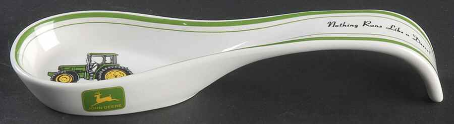 John Deere (Tractor) Spoon Rest/Holder (Holds 1 Spoon) by Gibson Designs-1