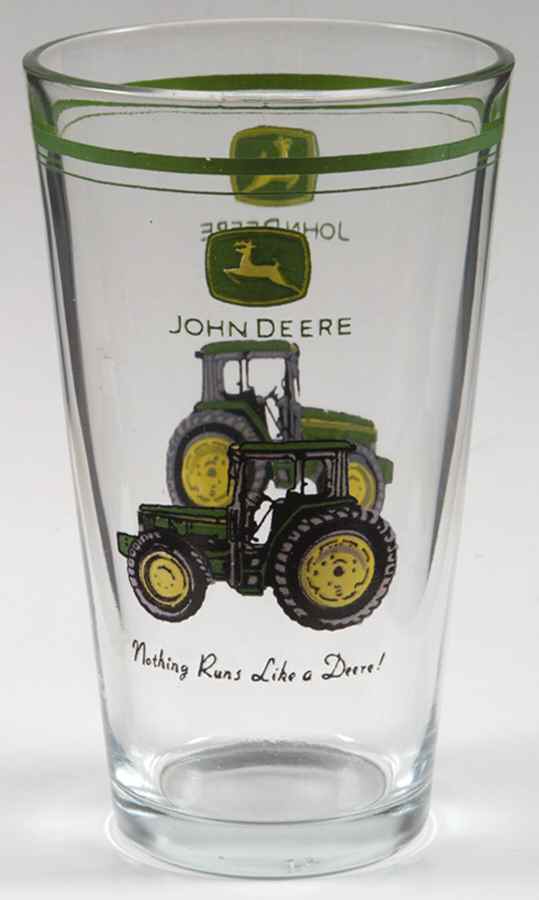 John Deere (Tractor) 12 Oz Glassware Tumbler by Gibson Designs-1