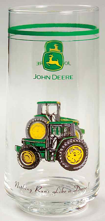 John Deere (Tractor) 12 Oz Glassware Tumbler by Gibson Designs-1