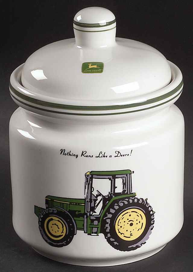 John Deere (Tractor) Large Canister & Lid by Gibson Designs-1