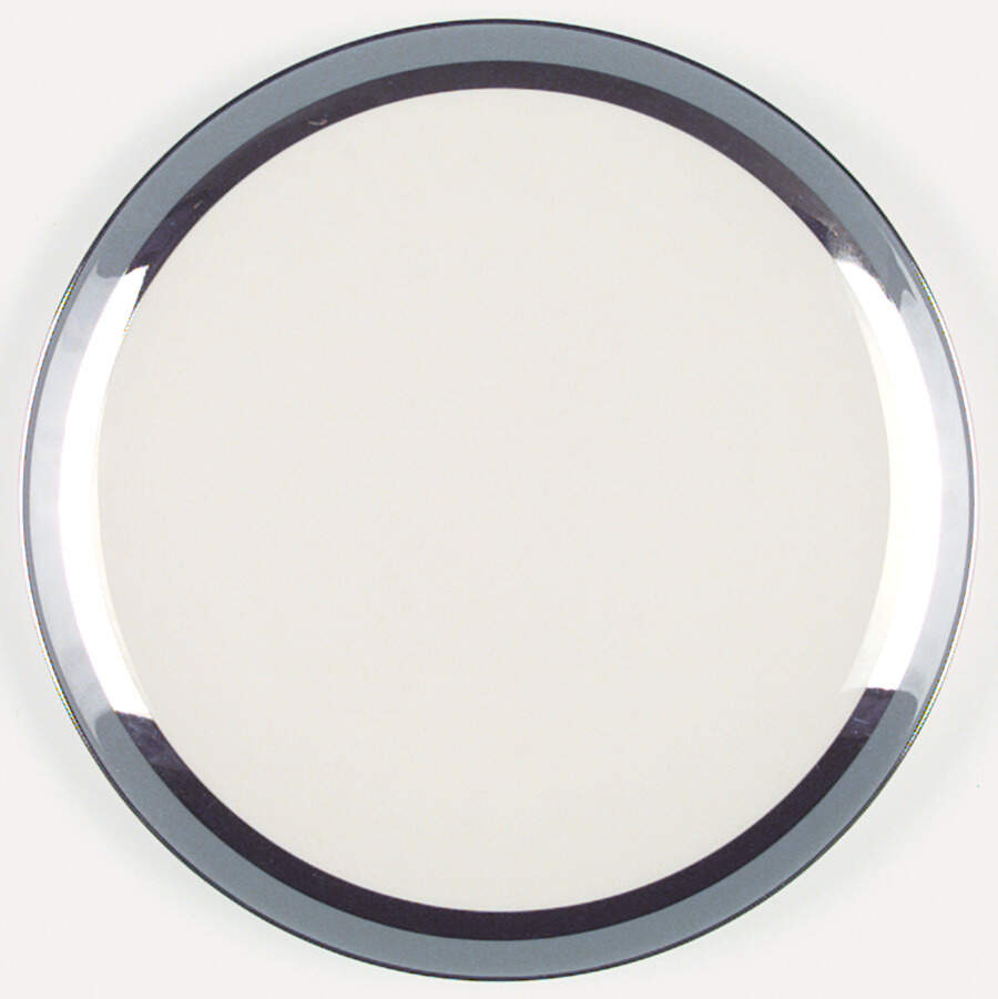 Contessa Peacock Blue (Coupe, Platinum) Dinner Plate by Gorham-1