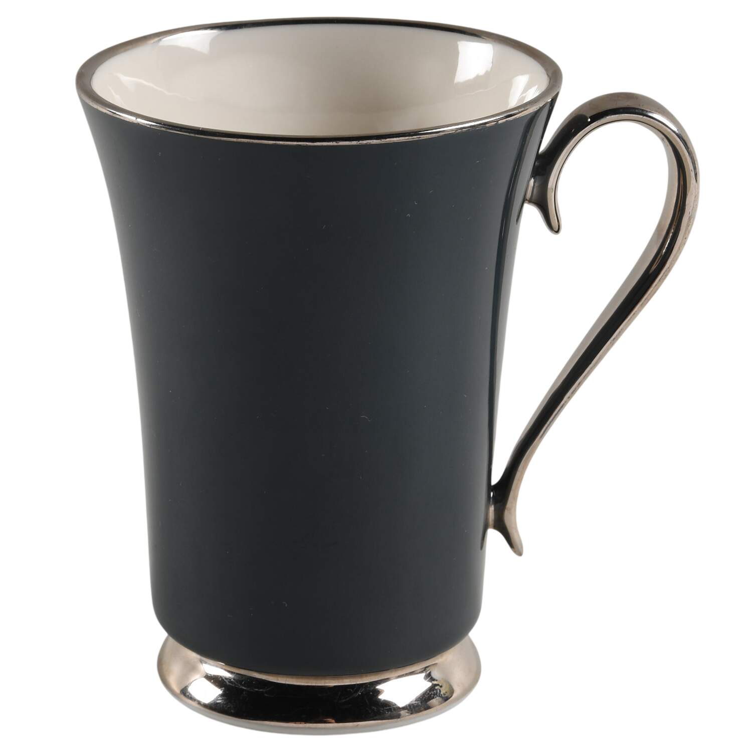 Contessa Peacock Blue (Coupe, Platinum) Mug by Gorham-1