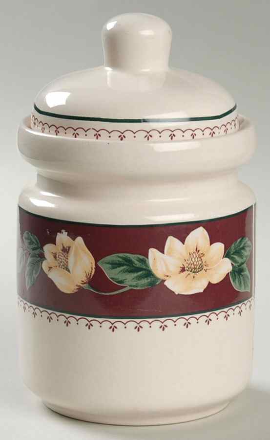 Magnolia Bloom Large Canister & Lid by Gibson Designs-1