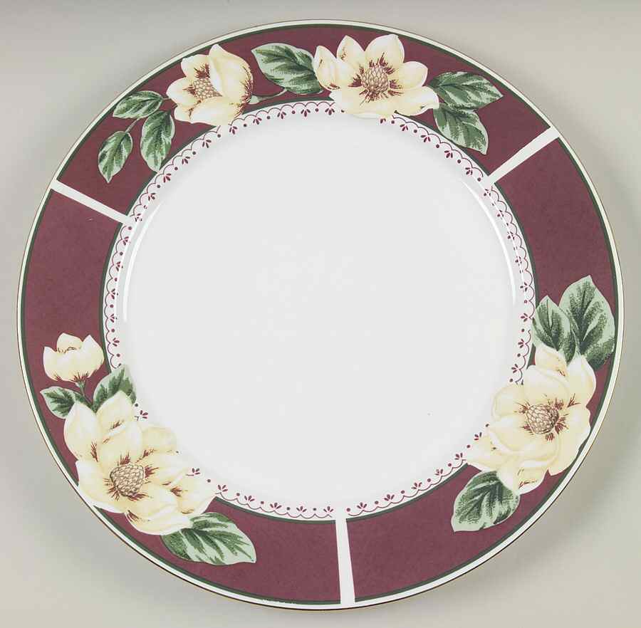 Sweet Magnolia 12" Chop Plate (Round Platter) by Gibson Designs-1