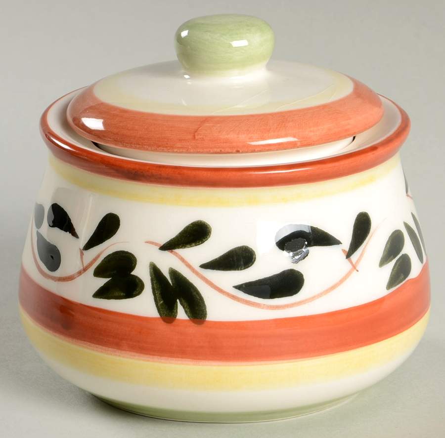 Catalonia Sugar Bowl & Lid by Gibson Designs-1