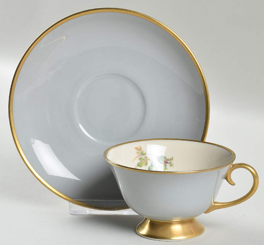 San Marino Footed Cup & Saucer Set by Gorham-1