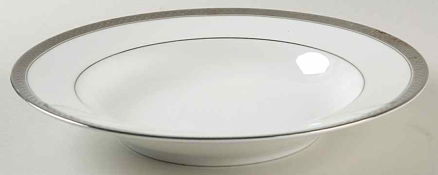 Ridgewood Platinum Large Rim Soup Bowl by Gorham-1
