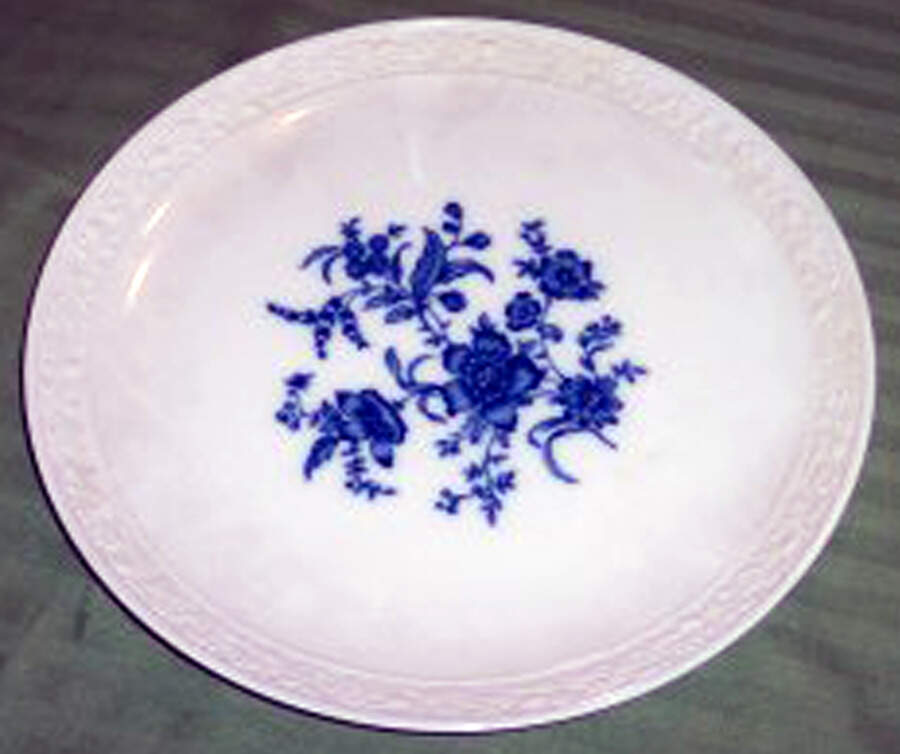 Cobalt Columbine Dinner Plate by Gorham-1
