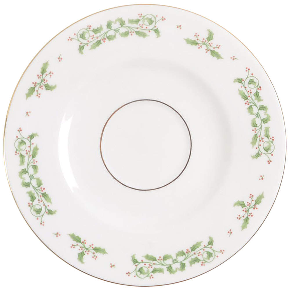 Holiday Charm Saucer for Flat Cup by Gibson Designs-1