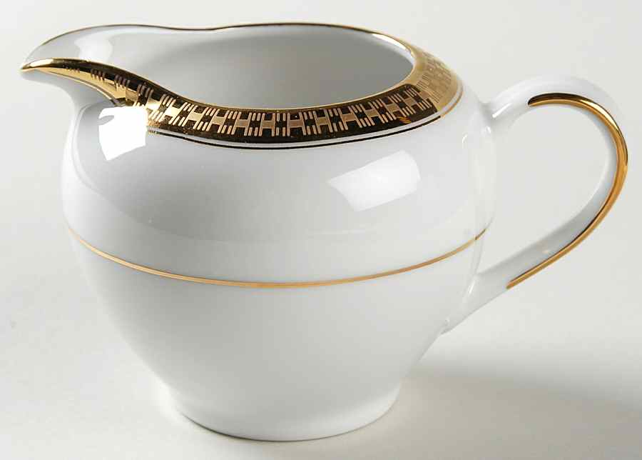 Ridgewood Gold Creamer by Gorham-1