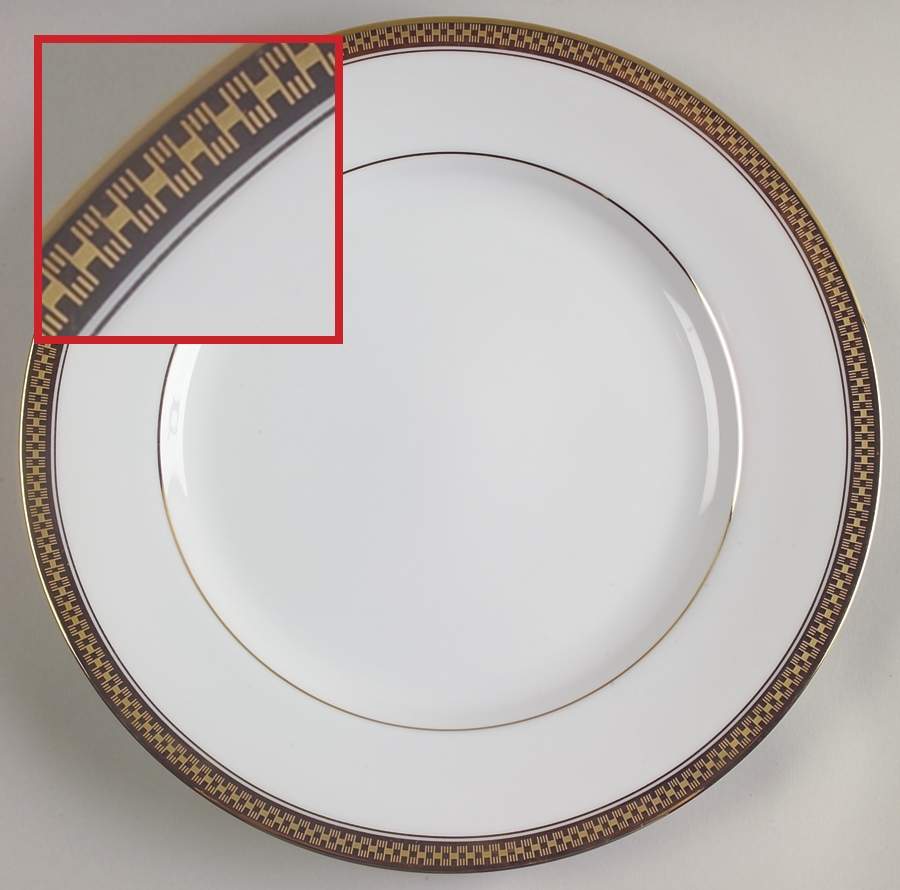 Ridgewood Gold Dinner Plate by Gorham-1