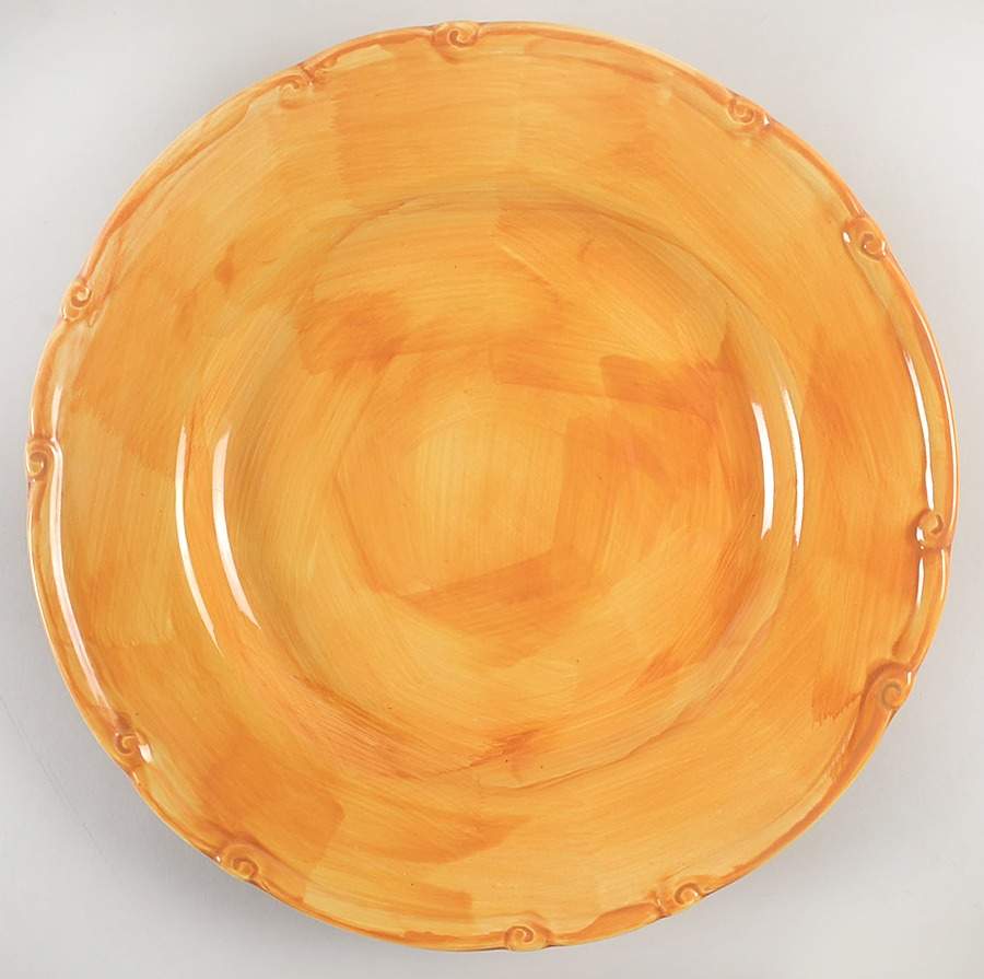 Panoply Sun (Yellow) 15" Chop Plate (Round Platter) by Global Amici-1