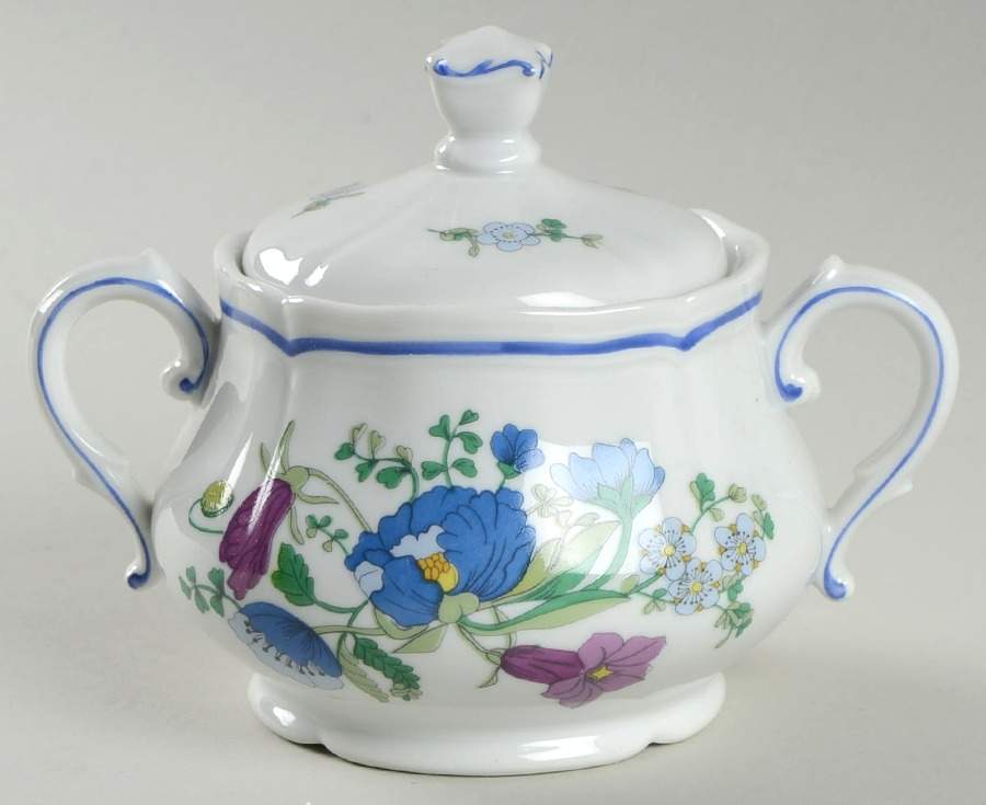 Lerici Sugar Bowl & Lid by Ginori 1735-1
