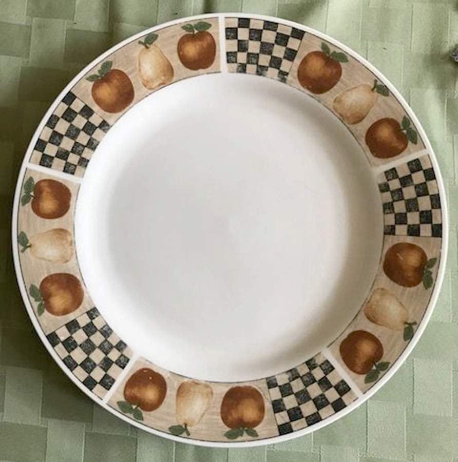 Wholesome Dinner Plate by Gibson Designs-1