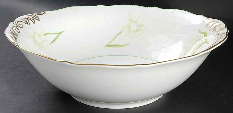 Narciso 13" Large Salad Serving Bowl by Ginori 1735-1