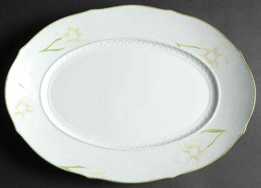 Narciso 15" Oval Serving Platter by Ginori 1735-1