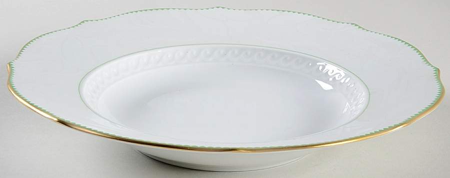 Narciso Large Rim Soup Bowl by Ginori 1735-1