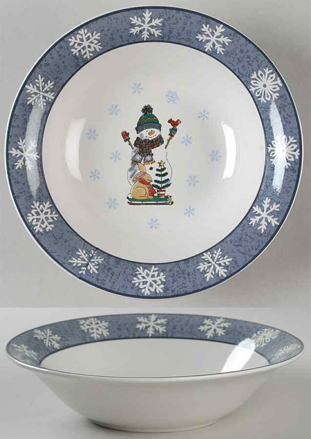 Let It Snow Coupe Soup Bowl by Gibson Designs-1
