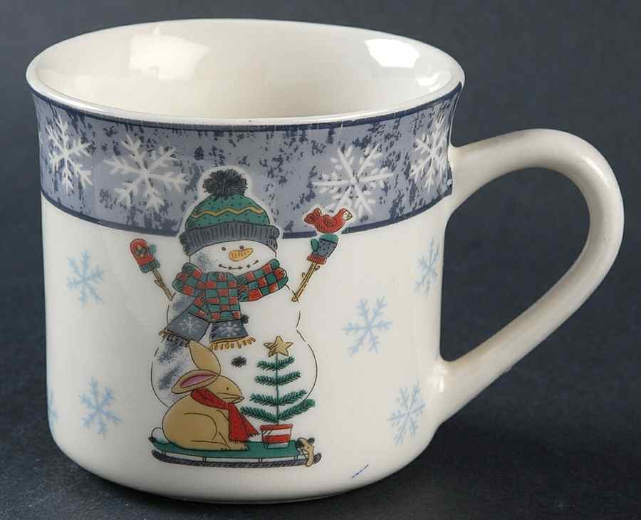 Let It Snow Flat Cup by Gibson Designs-1