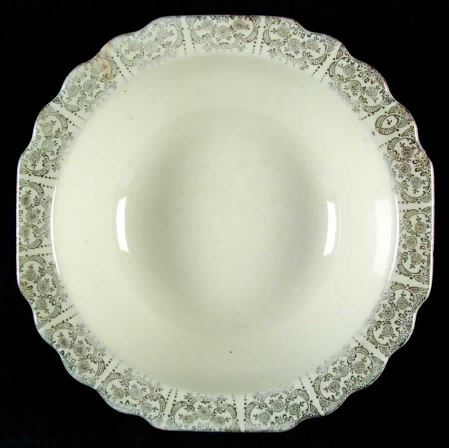 Geo348 8" Round Vegetable Bowl by WS George-1