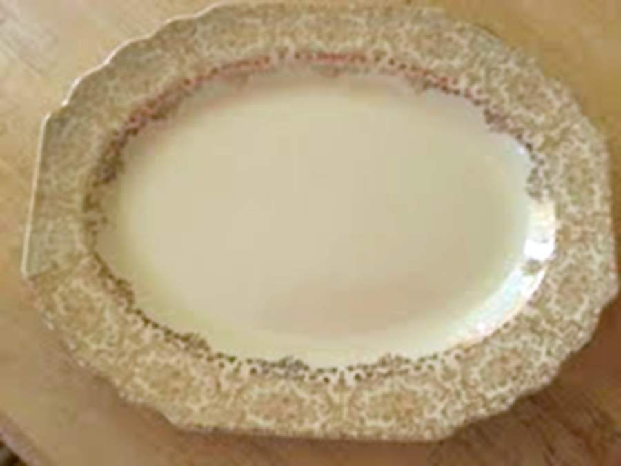 Geo348 11" Oval Serving Platter by WS George-1