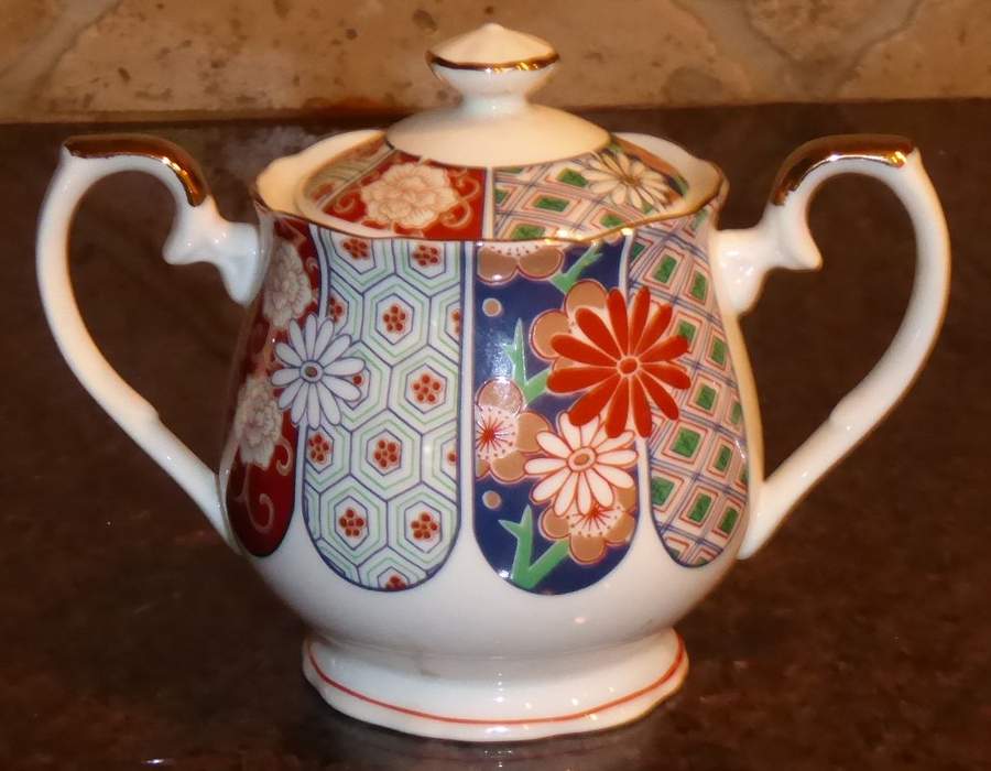 GUM8 Sugar Bowl & Lid by Gumps-1