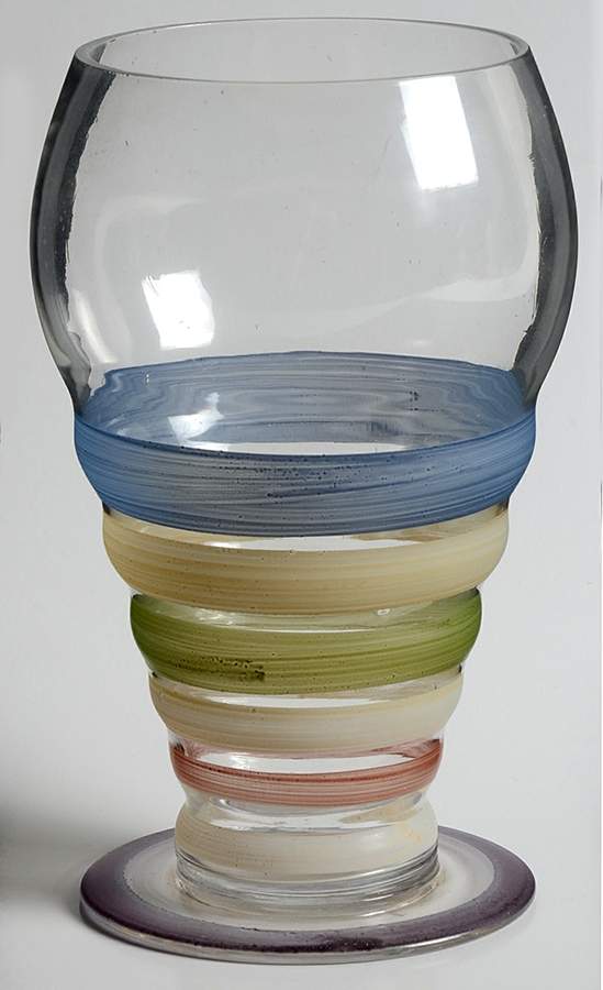 Candy Stripe 16 Oz Glassware Tumbler by Gibson Designs-1