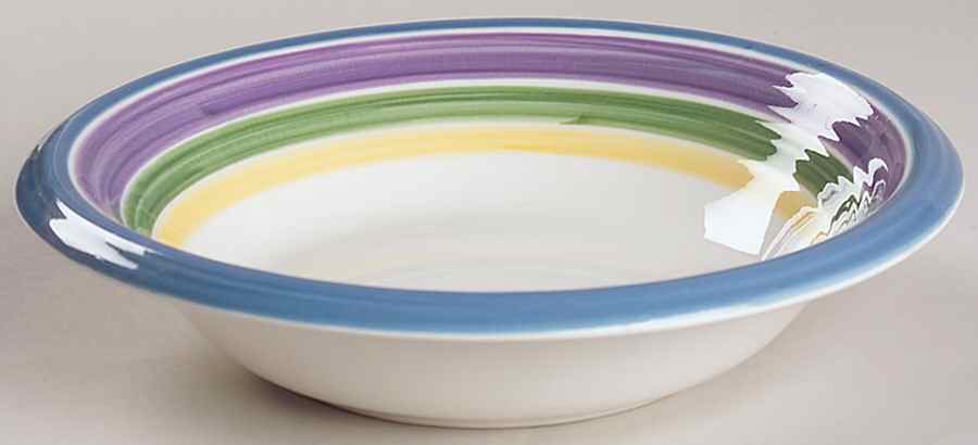 Candy Stripe Soup/Cereal Bowl by Gibson Designs-1