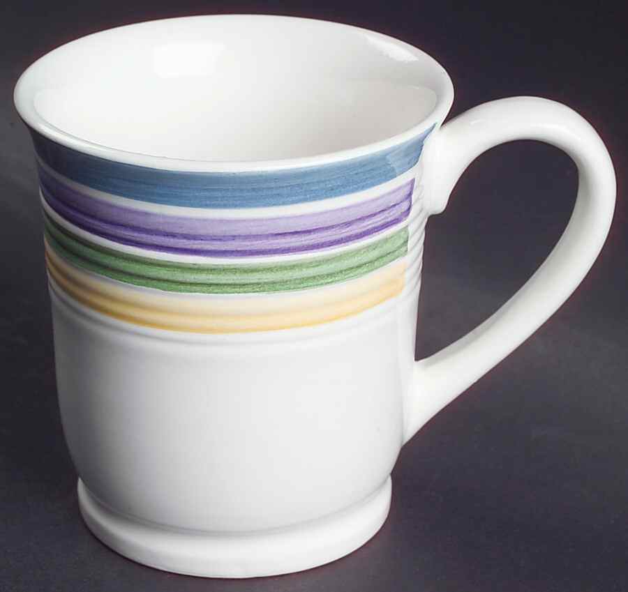 Candy Stripe Footed Mug by Gibson Designs-1