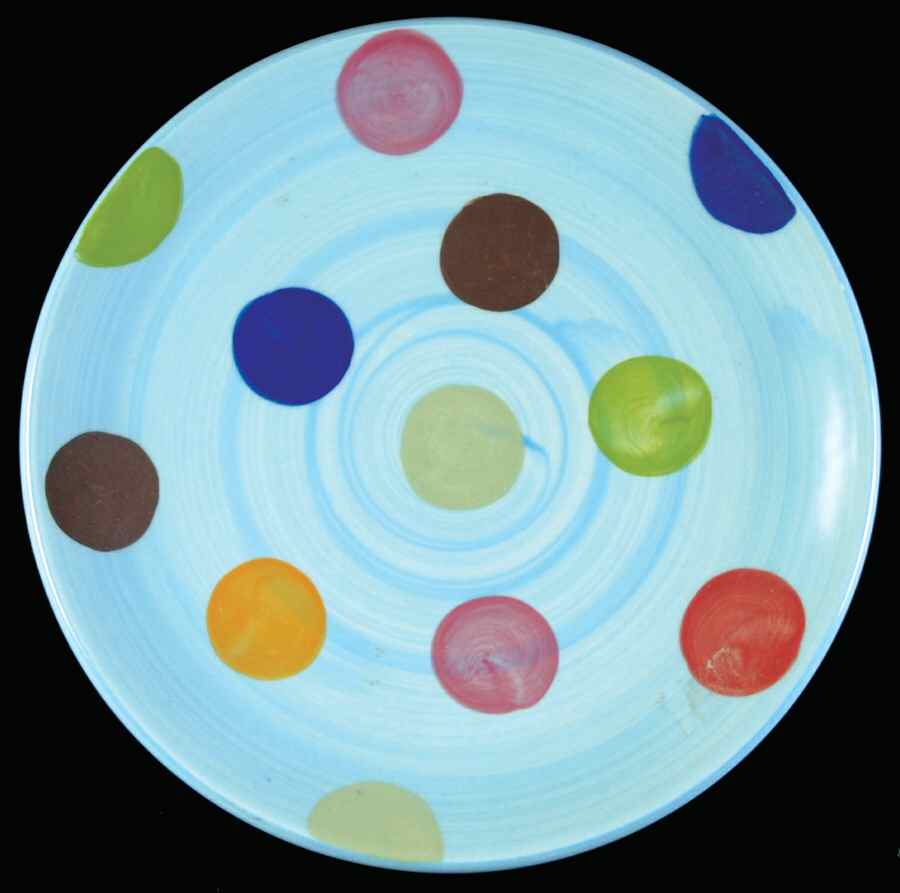 Cha Cha Cha Salad Plate by Gail Pittman-1