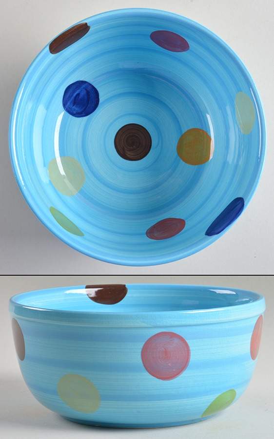 Cha Cha Cha 7" Salad Serving Bowl by Gail Pittman-1