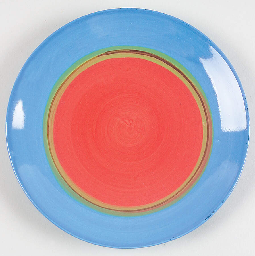 Creation Blue Salad Plate by Gail Pittman-1