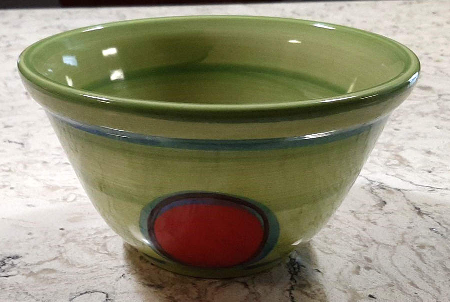 Creation Green 7" Mixing Bowl by Gail Pittman-1