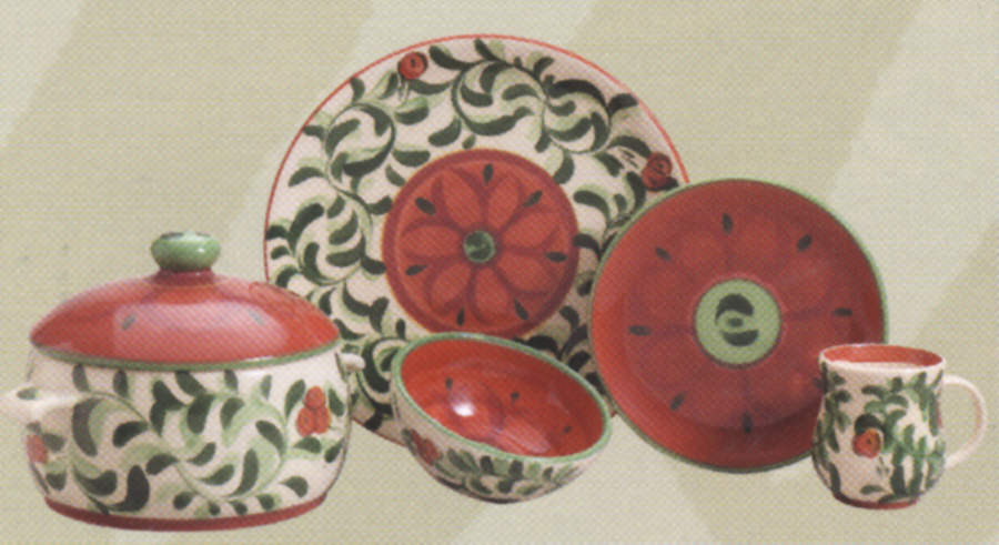 Gabriel Round Covered Vegetable by Gail Pittman-1