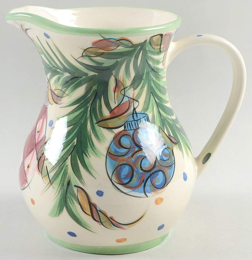 Yuletide 56 Oz Pitcher by Gail Pittman-1
