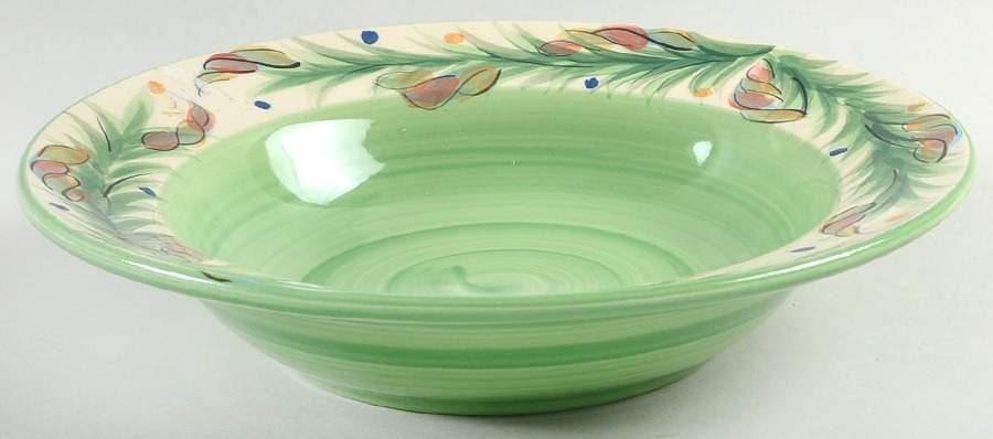 Yuletide 10" Individual Pasta Bowl by Gail Pittman-1