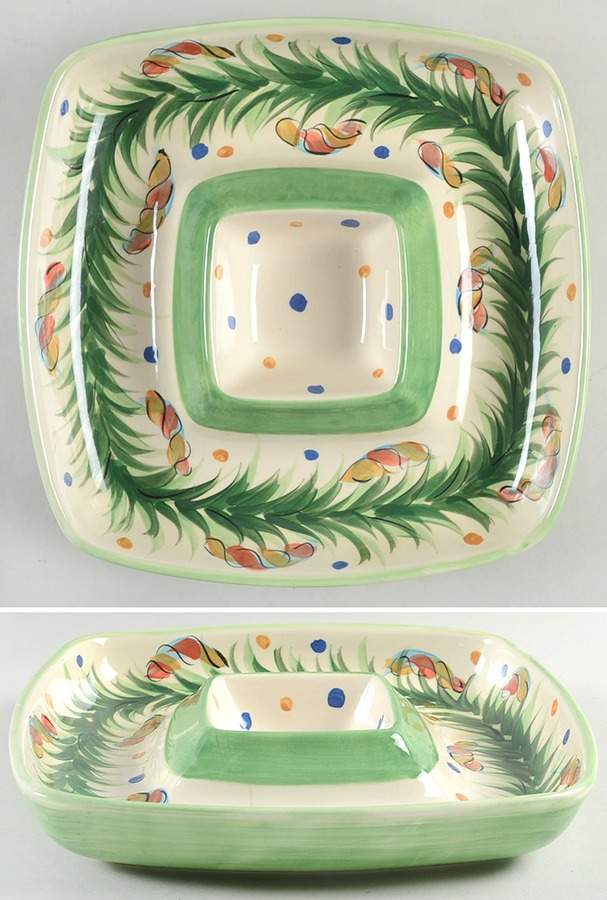 Yuletide 1 Piece Chip & Dip by Gail Pittman-1