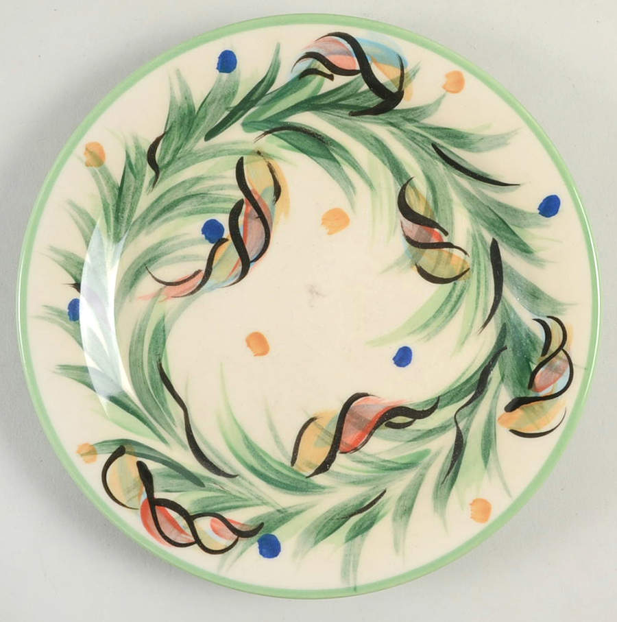 Yuletide Bread & Butter Plate by Gail Pittman-1