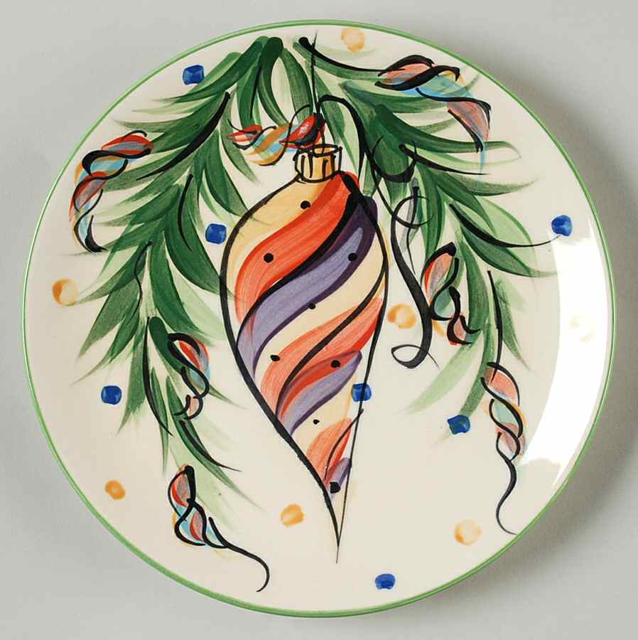 Yuletide Salad Plate by Gail Pittman-1